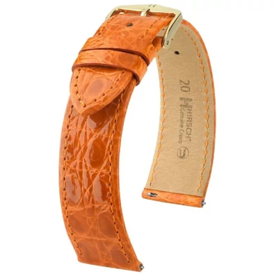 Hirsch Kajmán bőr óraszíj 19mm - Genuine Croco M - 01808176-1-19
