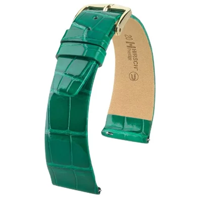 Hirsch Aligátor bőr óraszíj 16mm - Prestige L - 02207040-7-16