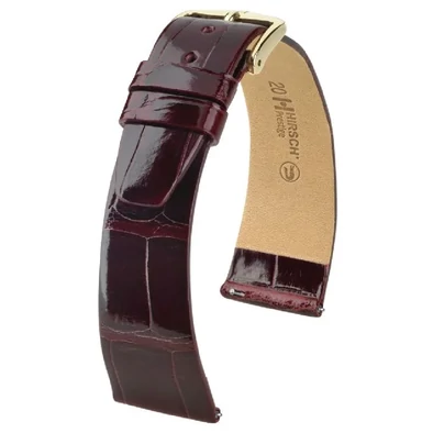 Hirsch Aligátor bőr óraszíj 16mm - Prestige L - 02207060-7-16