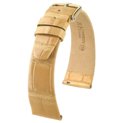 Hirsch Aligátor bőr óraszíj 16mm - Prestige L - 02207090-2-16