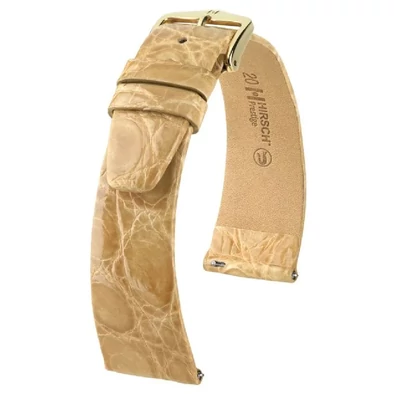 Hirsch Kajmán bőr óraszíj 12mm - Prestige M - 02208190-7-12