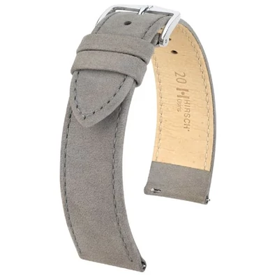 Hirsch Borjú bőr óraszíj 19mm - Osiris Nubuk L - 03433030-2-19