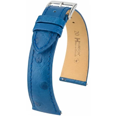 Hirsch Strucc bőr óraszíj 18mm - Massai Ostrich L - 04262085-2-18