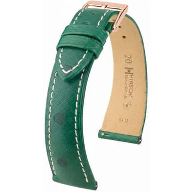 Hirsch Strucc bőr óraszíj 14mm - Massai Ostrich M - 04262141-7-14