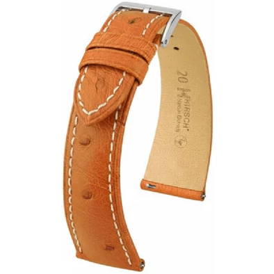 Hirsch Strucc bőr óraszíj 14mm - Massai Ostrich M - 04262171-2-14