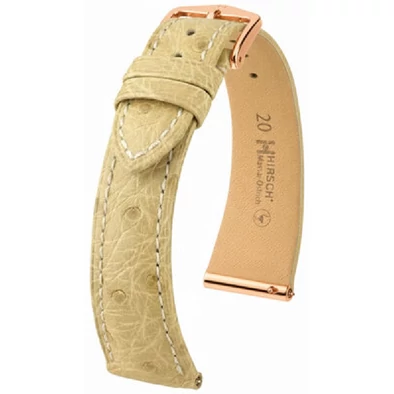 Hirsch Strucc bőr óraszíj 14mm - Massai Ostrich M - 04262190-7-14