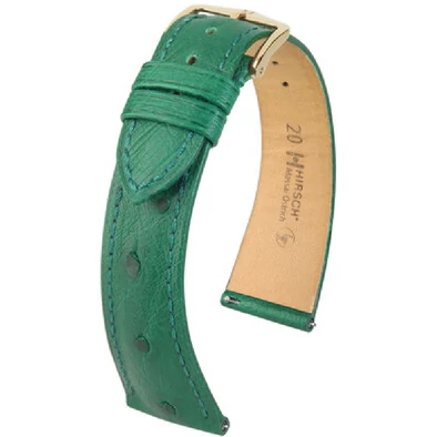 Hirsch Strucc bőr óraszíj 17mm - Massai Ostrich L - 04362040-7-17