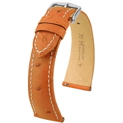 Hirsch Strucc bőr óraszíj 17mm - Massai Ostrich L - 04362071-2-17