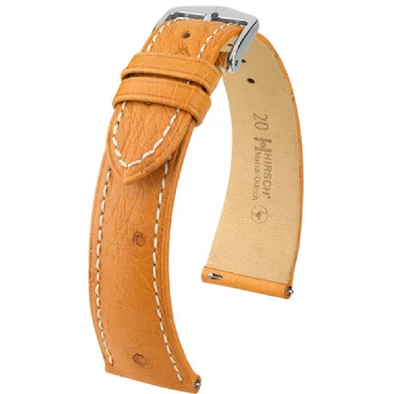 Hirsch Strucc bőr óraszíj 17mm - Massai Ostrich L - 04362074-2-17