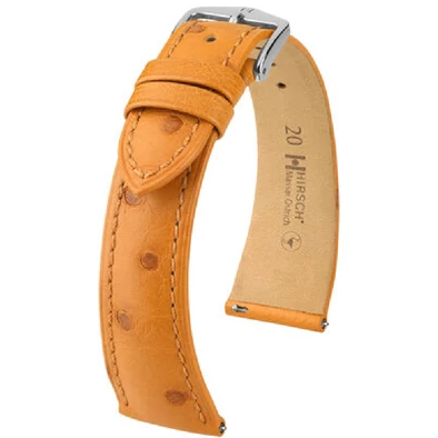 Hirsch Strucc bőr óraszíj 17mm - Massai Ostrich L - 04362075-2-17