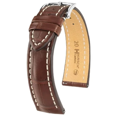 Hirsch Aligátor bőr óraszíj 20mm - Capitano L - 04807019-2-20