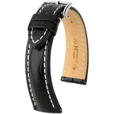 Hirsch Aligátor bőr óraszíj 20mm - Capitano L - 04807059-2-20