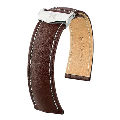 Hirsch barna borjú bőr óraszíj  19mm - Speed - no buckle - 07402411-0-1916