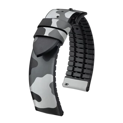 Hirsch szürke kaucsuk/ kaucsuk óraszíj  20mm - John L - 0925088030-5-20