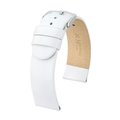 Hirsch fehér borjú bőr óraszíj  16mm - Scandic M - 17852000-2-16