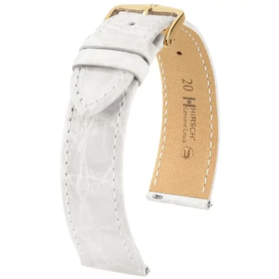 Hirsch Kajmán bőr óraszíj 18mm - Genuine Croco L - 18920800-7-18