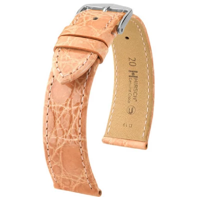 Hirsch Kajmán bőr óraszíj 18mm - Genuine Croco L - 18920822-2-18
