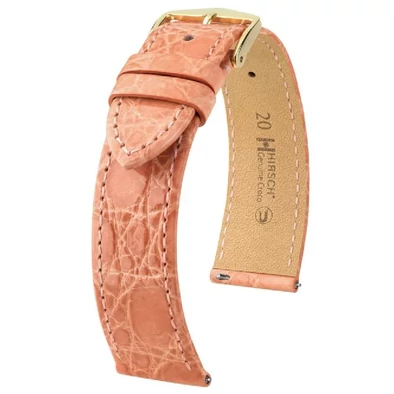 Hirsch Kajmán bőr óraszíj 18mm - Genuine Croco L - 18920822-7-18
