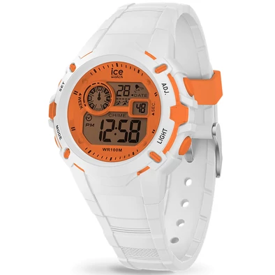 Ice-Watch női óra - 024002 - Ice Digit Explorer White Orange Ice-Watch női óra - 024002 - Ice Digit Explorer White Orange