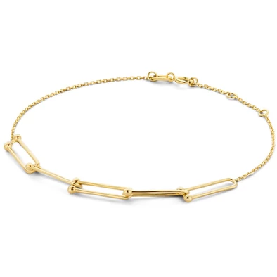 Jackie Gold Capri láncszemes arany karkötő - JKB22.205