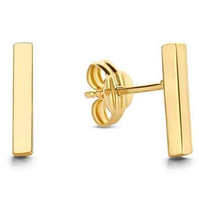 Jackie Gold arany téglalap fülbevaló - JKE20.063