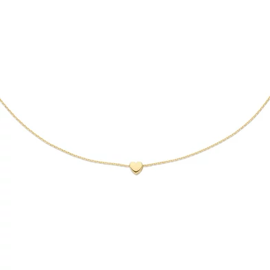 Jackie Gold arany nyaklánc szív medállal- JKN20.047