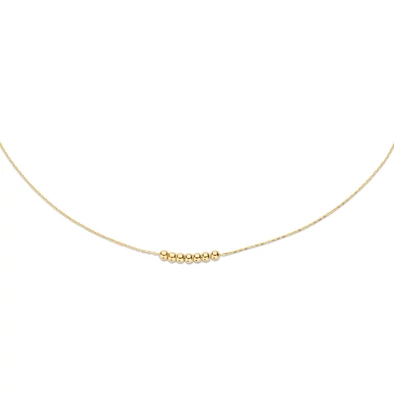 Jackie Gold nyaklánc arany gömbsorozattal- JKN20.084