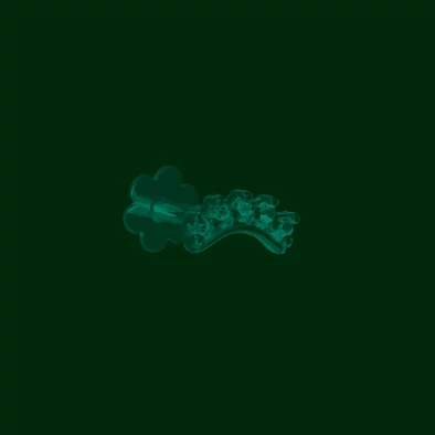 Jackie Gold arany fülpiercing zafírral - JKP24.435