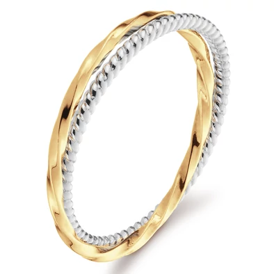 Jackie Gold bicolor dupla arany gyűrű - JKR24.445-52