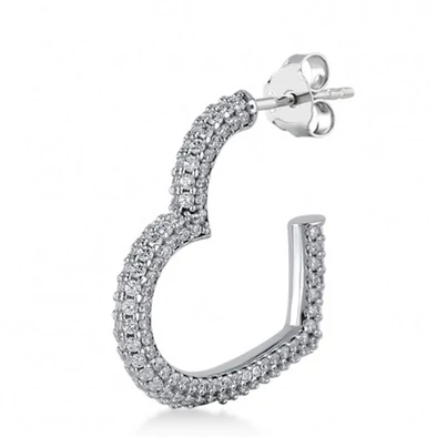 Kurshuni női félpár fülbevaló - KR1117-3SRH - Giulietta