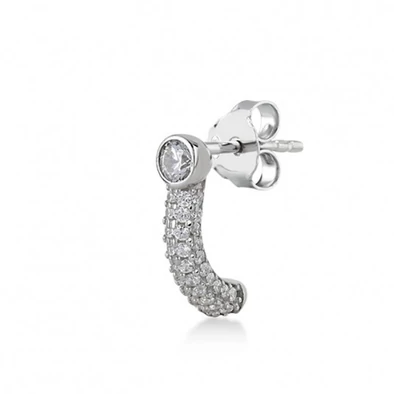 Kurshuni női félpár fülbevaló - KR1119C-3QSRH - Erin