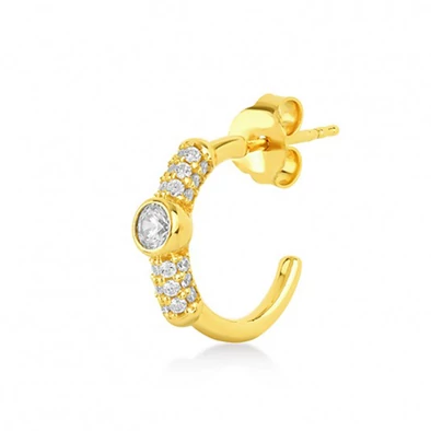 Kurshuni női félpár fülbevaló - KR1119D-3SAU - Erin 