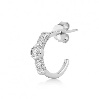 Kurshuni női félpár fülbevaló - KR1119D-3SRH - Erin