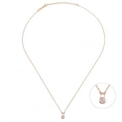 Kurshuni női nyaklánc - KR1121-2RG - Padlock