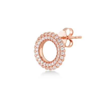 Kurshuni női félpár fülbevaló - KR1126K-3SRG - Debra