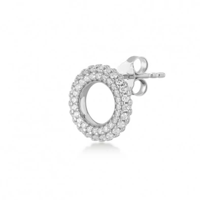 Kurshuni női félpár fülbevaló - KR1126K-3SRH - Debra