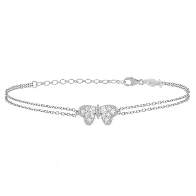 Kurshuni női karkötő - KR1133-1RH - Butterfly