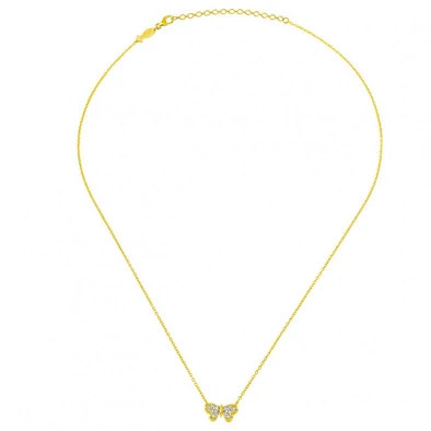 Kurshuni női nyaklánc - KR1133-2AU - Butterfly