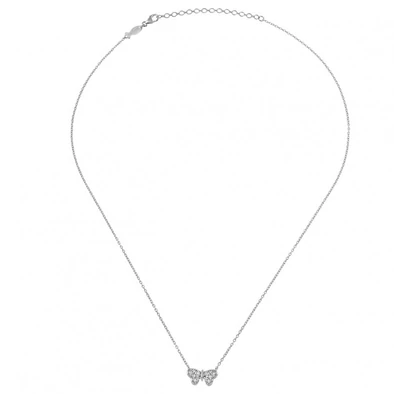 Kurshuni női nyaklánc - KR1133-2RH - Butterfly
