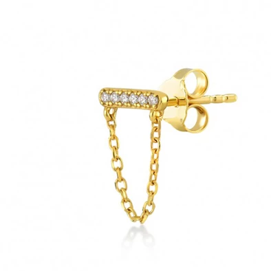 Kurshuni női félpár fülbevaló - KR435A-3FSAU - Amy