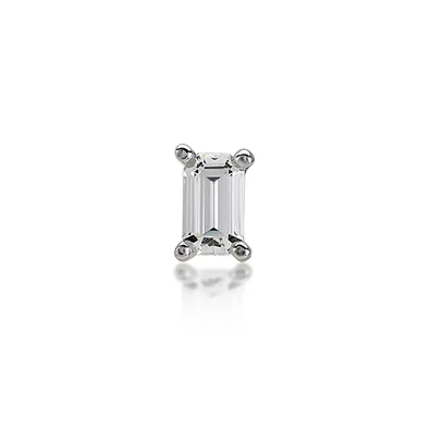 Kurshuni octogon fél pár fülbevaló - KR608-3S-RH