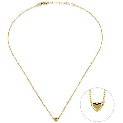 Kurshuni szíves nyaklánc  - KR795-2-AU