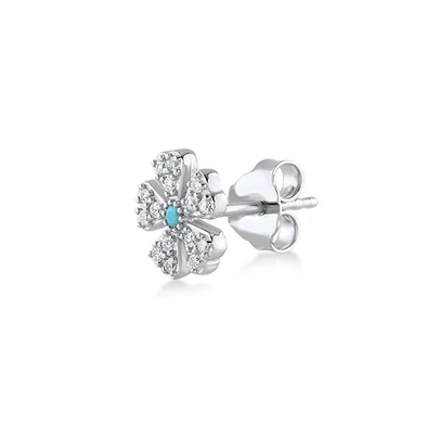 Kurshuni női félpár fülbevaló - KRTR688-3S-RH