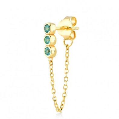 Kurshuni női félpár fülbevaló - PA1150-3RSAU - Tailed Elisa