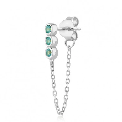 Kurshuni női félpár fülbevaló - PA1150-3RSRH - Tailed Elisa