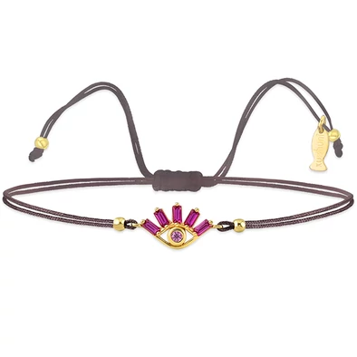 Kurshuni női karkötő - RBRF1016-4-AU-TP - Eyeful