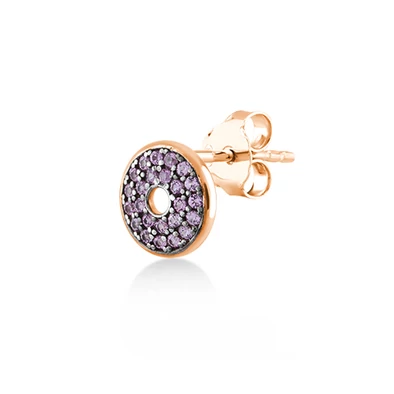 Kurshuni női félpár fülbevaló - RF947-3S-RG - Mini Magic Disc