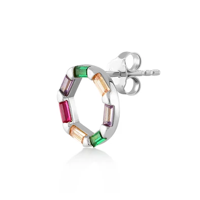 Kurshuni női félpár fülbevaló - RNK1012-3S-RH - Loop