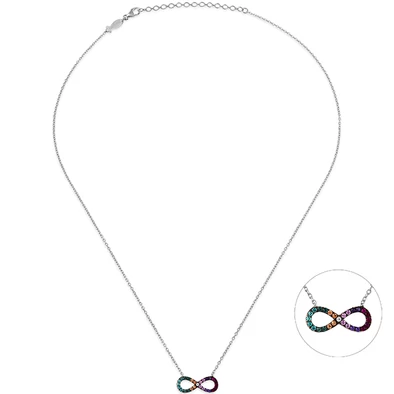 Kurshuni női nyaklánc - RNK267-2-RH - Infinity