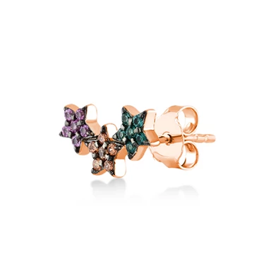 Kurshuni női félpár fülbevaló - RNK968-3S-RG - Heka